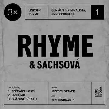 Obálka audioknihy 3x Rhyme & Sachsová #1