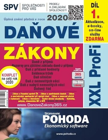 Obálka knihy Daňové zákony 2020 ČR XXL ProFi