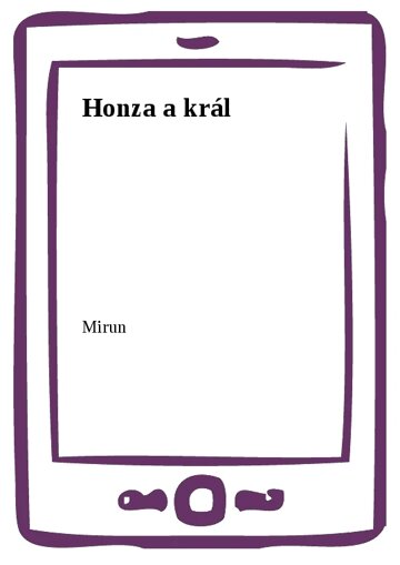 Obálka knihy Honza a král