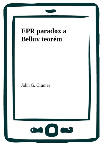 Obálka knihy EPR paradox a Belluv teorém