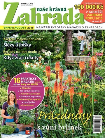 Obálka e-magazínu Naše krásná zahrada 8/2015