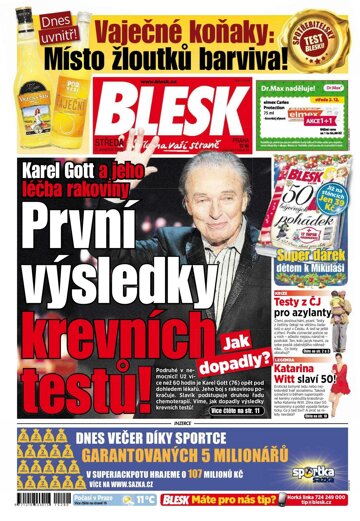 Obálka e-magazínu Blesk 2.12.2015