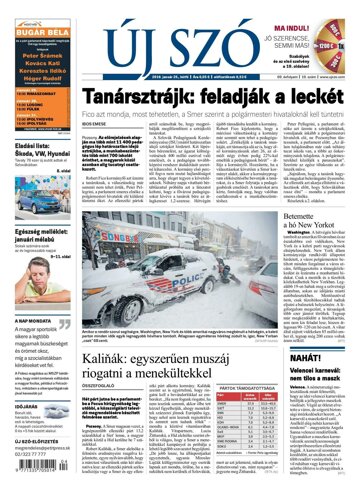 Obálka e-magazínu Új Szó 25.1.2016
