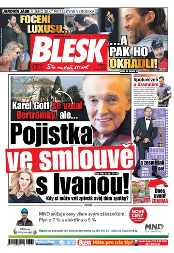 Obálka e-magazínu Blesk 1.3.2016