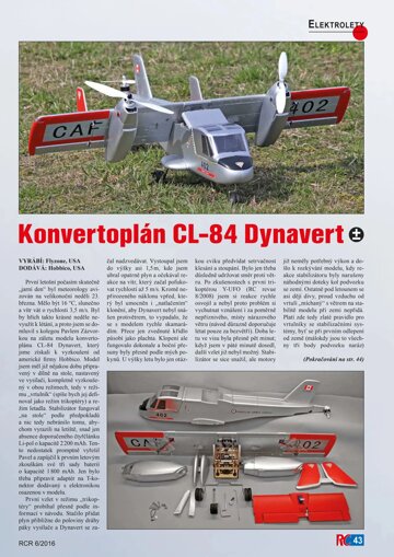 Obálka e-magazínu Konvertoplán CL-84 Dynavert