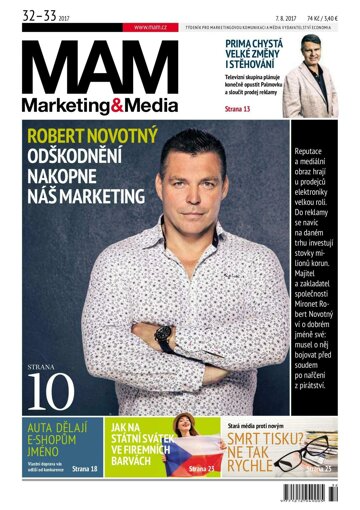 Obálka e-magazínu Marketing & Media 32-33 - 7.8.2017