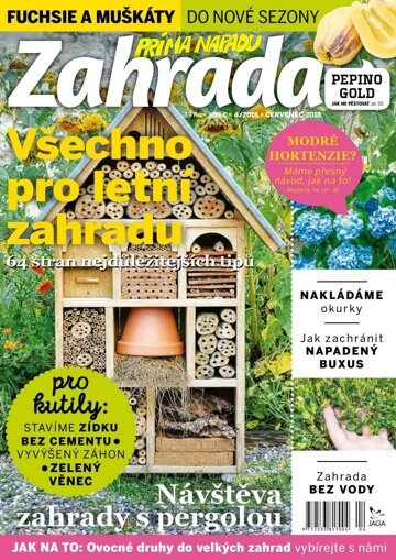 Obálka e-magazínu Zahrada prima nápadů 4/2018