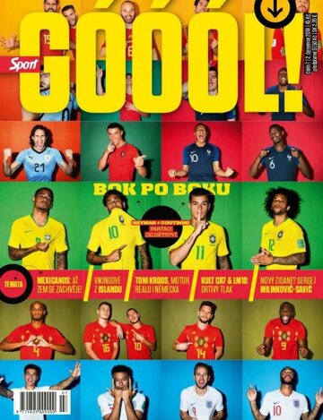 Obálka e-magazínu Sport Goool! - 07/2018