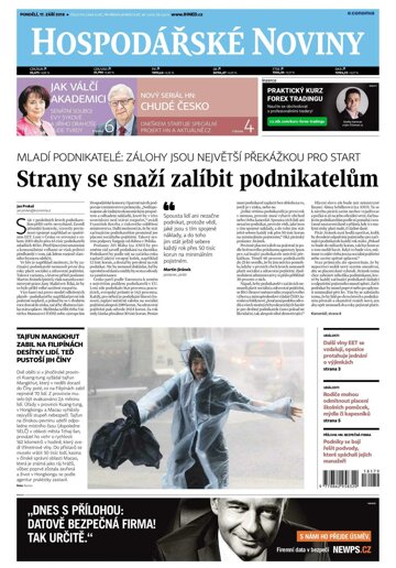 Obálka e-magazínu Hospodářské noviny 179 - 17.9.2018