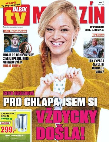 Obálka e-magazínu Blesk Tv magazín - 15.3.2019