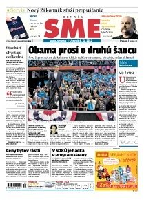 Obálka e-magazínu SME 6.11.2012