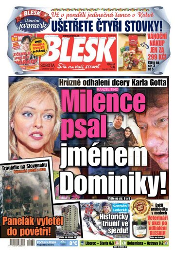 Obálka e-magazínu Blesk 7.12.2019