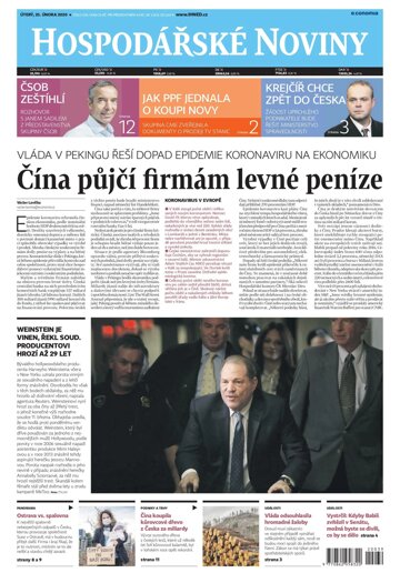 Obálka e-magazínu Hospodářské noviny 039 - 25.2.2020