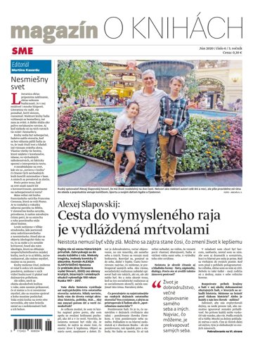 Obálka e-magazínu SME magazín O KNIHÁCH 5/6/2020