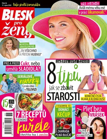 Obálka e-magazínu Blesk pro ženy 36/2020