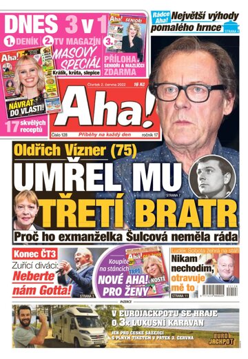 Obálka e-magazínu AHA! 2.6.2022