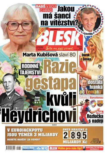 Obálka e-magazínu Blesk 1.11.2022