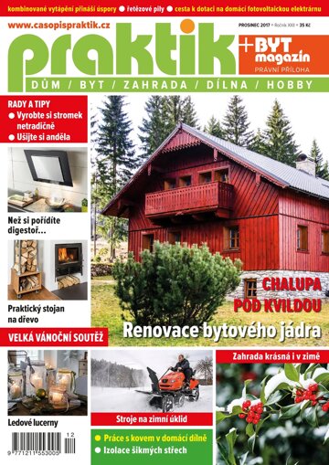 Obálka e-magazínu PRAKTIK & příloha Byt magazín 12/2017