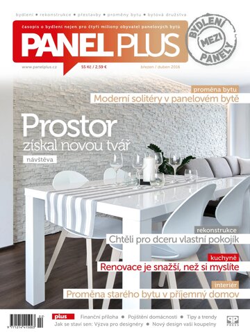 Obálka e-magazínu Bydlení mezi Panely PANEL PLUS 2/2016