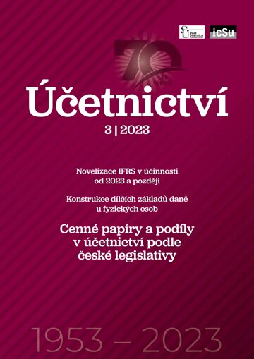 Obálka e-magazínu Účetnictví 3/2023