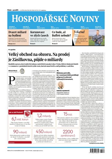 Obálka e-magazínu Hospodářské noviny 087 - 5.5.2023