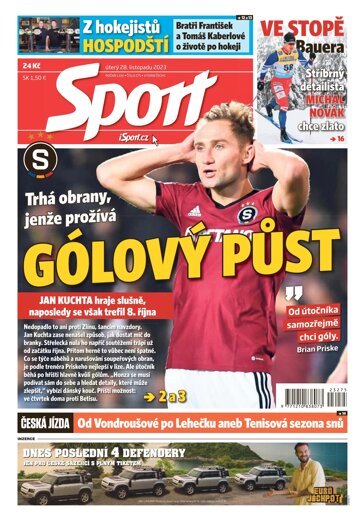 Obálka e-magazínu Sport 28.11.2023