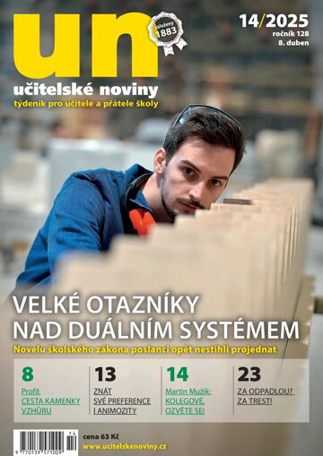 Obálka e-magazínu Učitelské noviny 14/2025