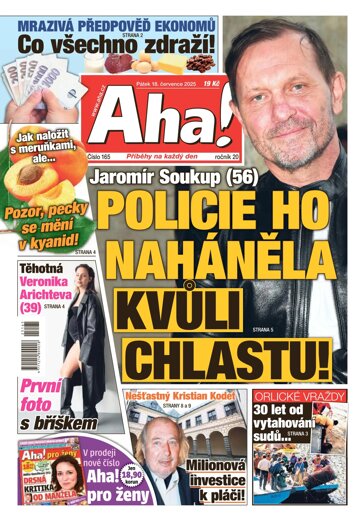 Obálka e-magazínu AHA! 18.7.2025