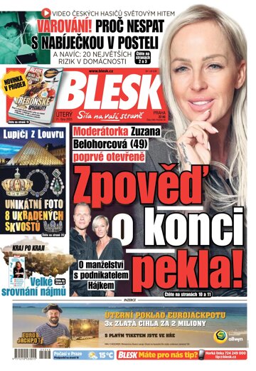 Obálka e-magazínu Blesk 21.10.2025