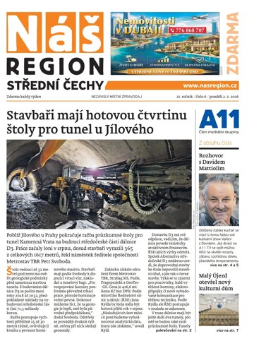 Obálka e-magazínu Náš Region - Střední Čechy 6/2026