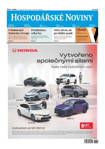 Obálka e-magazínu Hospodářské noviny 069 - 10.4.2026