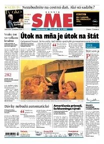 Obálka e-magazínu SME 10.1.2013