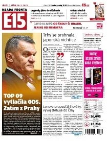 Obálka e-magazínu E15 24.5.2013