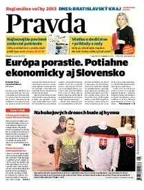 Obálka e-magazínu Pravda 6. 11. 2013