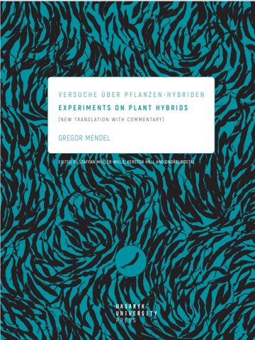 Obálka knihy Versuche über Pflanzen-Hybriden. Experiments on Plant Hybrids