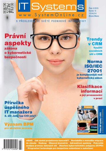 Obálka e-magazínu IT Systems 3/2015