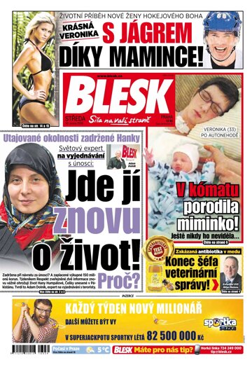 Obálka e-magazínu Blesk 10.2.2016