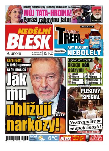 Obálka e-magazínu Nedělní Blesk 19.2.2017