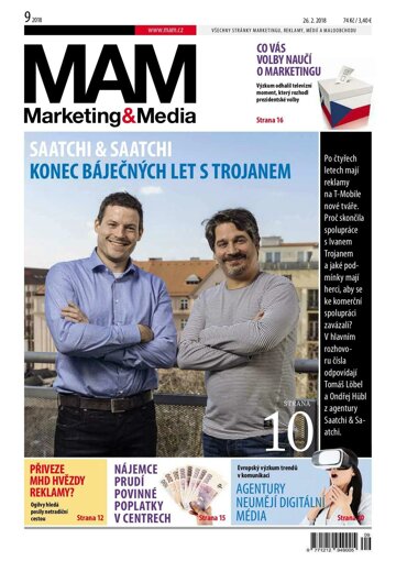 Obálka e-magazínu Marketing & Media 9 - 26.2.2018