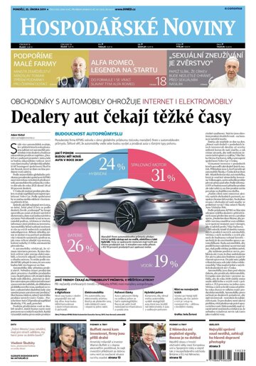 Obálka e-magazínu Hospodářské noviny 039 - 25.2.2019