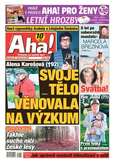 Obálka e-magazínu AHA! 20.7.2019