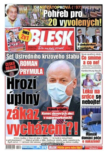 Obálka e-magazínu Blesk 21.3.2020