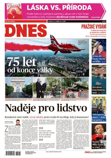 Obálka e-magazínu MF Dnes 9.5.2020