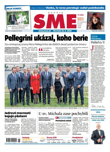 Obálka e-magazínu SME 18.6.2020