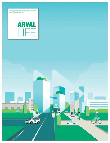 Obálka e-magazínu ARVAL LIFE SK 1/2021