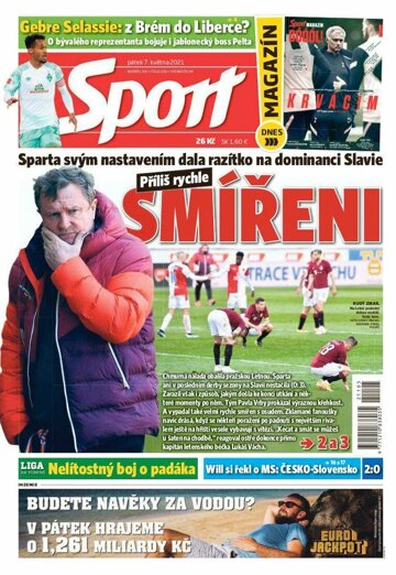 Obálka e-magazínu Sport 7.5.2021