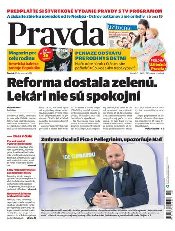 Obálka e-magazínu Pravda Dennik 16. 12. 2021