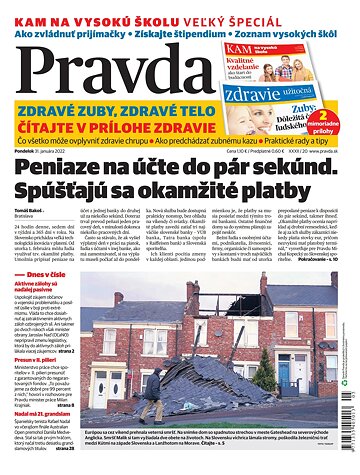 Obálka e-magazínu Pravda 31. 1. 2022