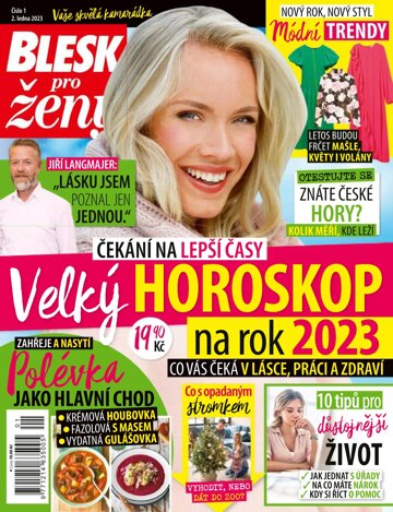 Obálka e-magazínu Blesk pro ženy 1/2023