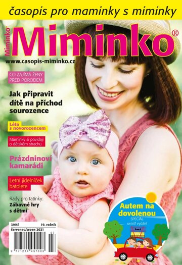 Obálka e-magazínu Miminko 7-8/2021
